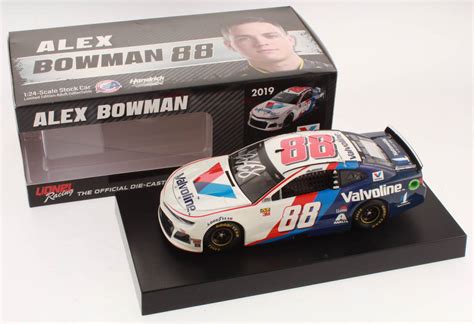 Johnson's final win in nascar came where he made his first start, darlington, with elliott winning the 1994 southern 500. Alex Bowman Signed NASCAR #88 Valvoline 2019 Camaro - 1:24 ...