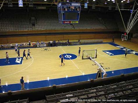 Cameron Indoor Stadium Seat Views Section By Section