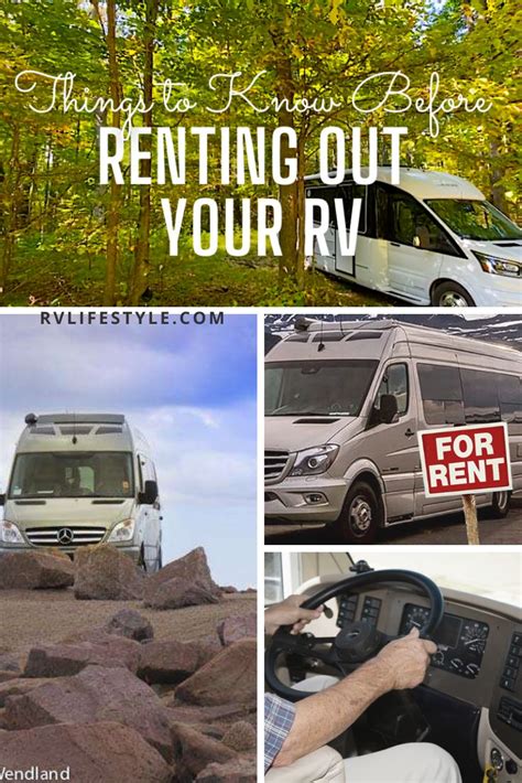 5 Things To Know Before Renting Out Your Rv Rent Rv Rv Rent