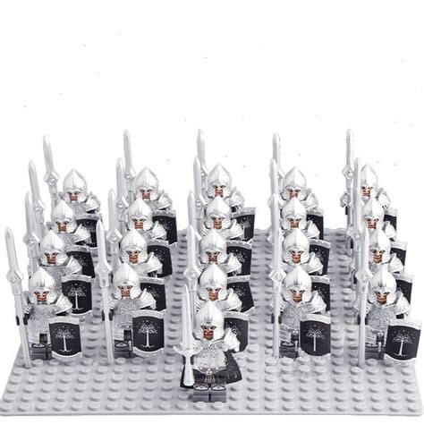 21pcs Gondor Soldiers Minifigures Lego Compatible The Lord Of The Rings