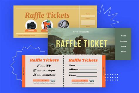 Raffle Ticket Maker Design Printable Raffle Tickets For Free Online