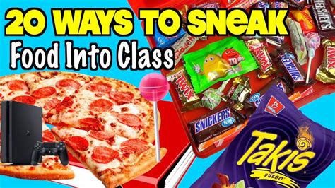 20 Clever Ways To Sneak Food And Candy Into Class Using School Supplies