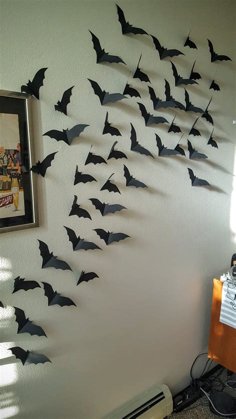 Bats In The Belfry Easy Halloween Diy Diy Halloween Decorations