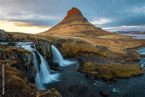Kirkjufell Is The Most Photographed Mountain In Iceland Located In The