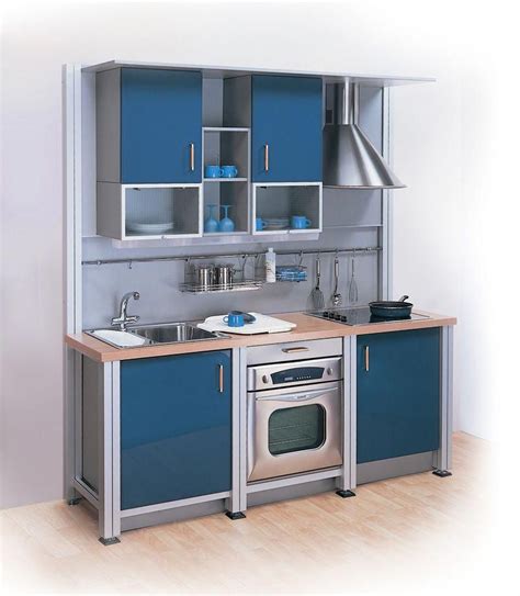 Kitchen Studio Blue Unit Image Kitchenette Designs Photos Kitchen De