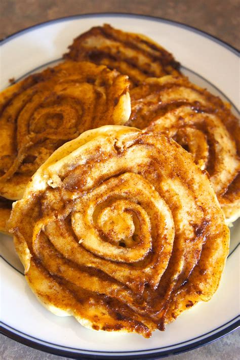 Savory Sweet And Satisfying Cinnamon Roll Pancakes