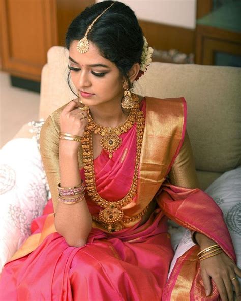 23 Trending Pattu Saree Color Combinations Of This Season • Keep Me Stylish South Indian Bride