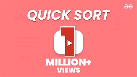 Quick Sort | GeeksforGeeks - YouTube
