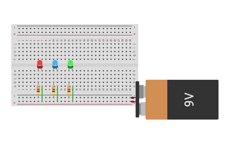 Circuit Design Parallel Circuit Tinkercad