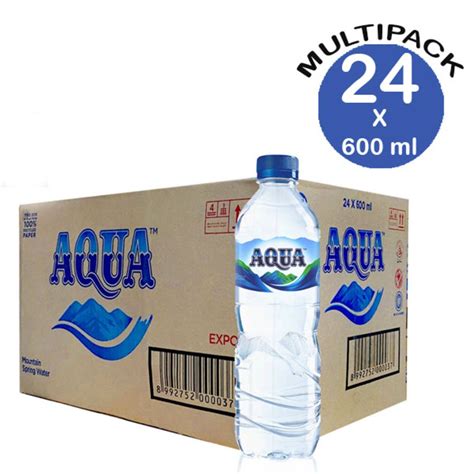 Aqua Natural Mineral Spring Water From Mountain Ntuc Fairprice