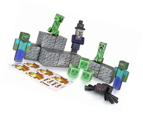 Minecraft Papercraft Hostile Mobs Set Over 30 Piece 1915918498