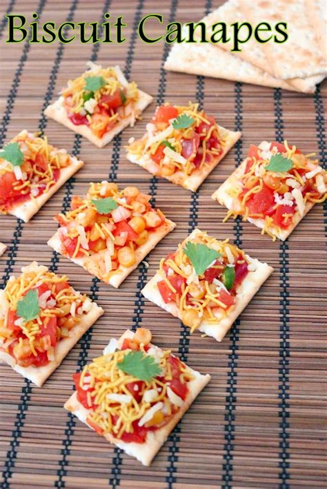 Perfect for easter, mother's day or any other spring brunch! Recipe of Biscuit Canapes | How to Make Biscuit Canapes ...