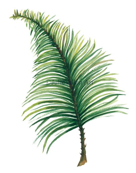 Palm leaf template more paper palm leaf ideas. Palm Leaf Instant Download Printable Botanical Art | A3 ...