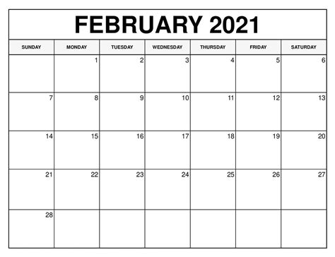 Just free download 2021 printable calendar as pdf format, open it in acrobat reader or another program that can display the pdf file format and print. February 2021 Calendar With Holidays - Printable Calendar