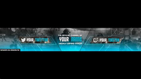 Gaming Banner No Text Free And Customizable Twitch Banner Templates