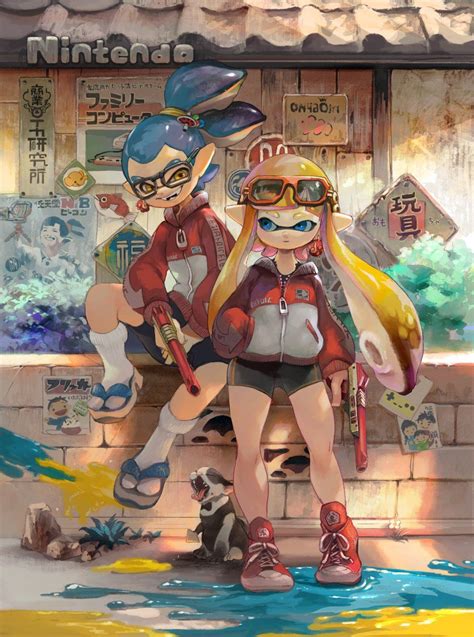 Twitter | Splatoon, Splatoon comics, Splatoon 2 art
