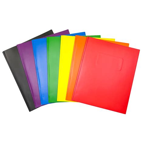 Pen Gear Two Pocket Paper Folders 10 Count Assorted Colors Letter