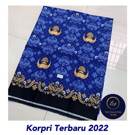 Jual Ready Stock Kain Batik Korpri Terbaru Batik Resmi Korpri Batik