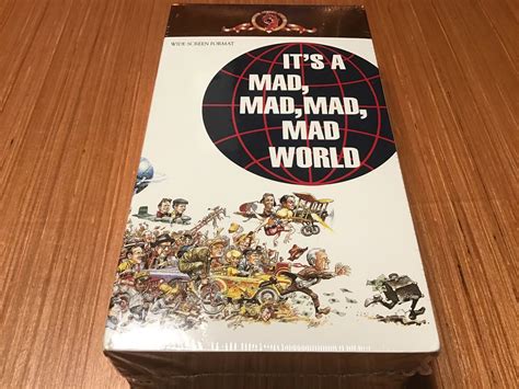 Its A Mad Mad Mad Mad World New Sealed Vhs 2 Tape Set Etsy