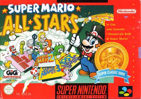 Super Mario All Stars 1993 Snes Box Cover Art Mobygames