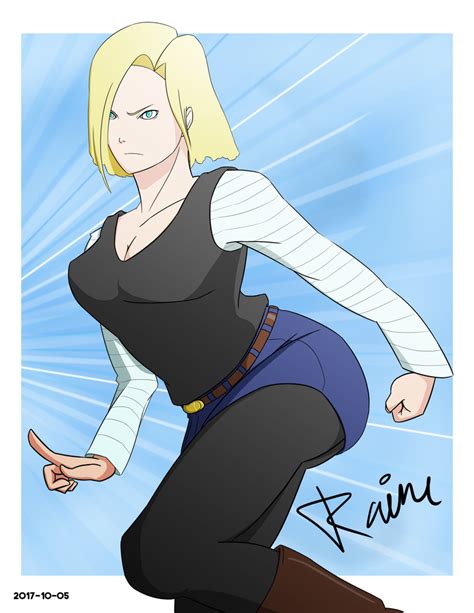 Android 18 By Doublerainebow On Deviantart