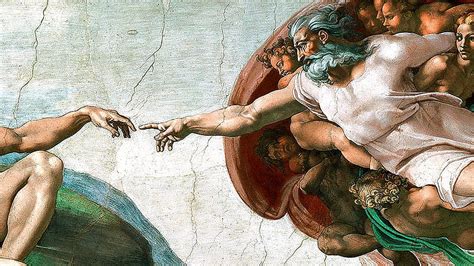 Of Michelangelo The Adam Paintings Full Creation Hd Wallpaper Pxfuel