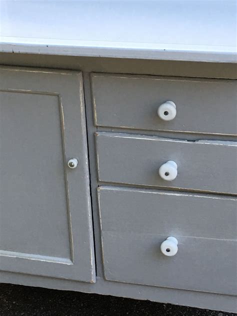 Maybe you would like to learn more about one of these? Vintage Hoosier Cabinet gray kitchen caninets bakers ...