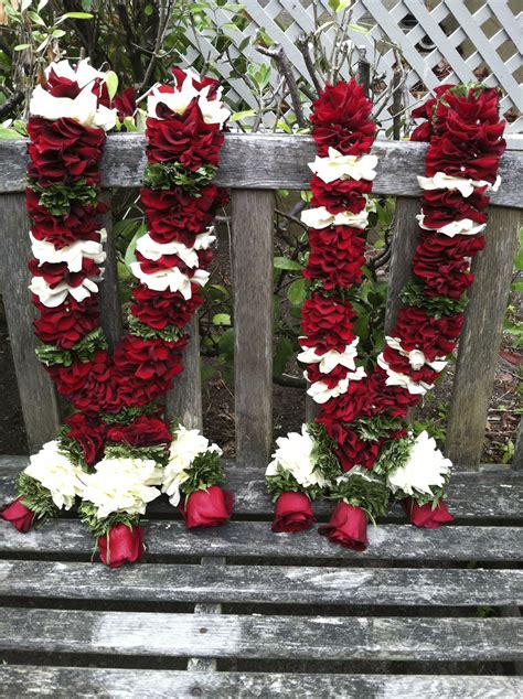 Traditional Handmade Wedding Hindu Garlandsrose Petals W White Rose