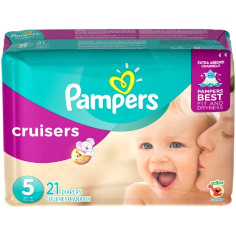 Pampers Cruisers Size 5 Diapers 21 Ct Kroger