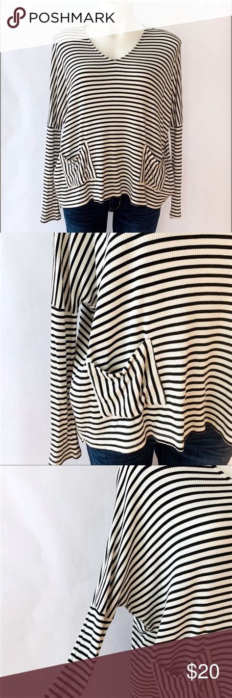 Alya Black And White Stripe Long Sleeve Top In 2020 Long Sleeve