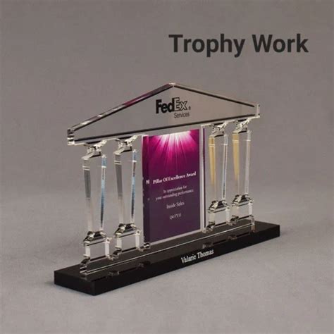 Acrylic Award Trophy Size 5 10 Inch At Rs 580 In Seohara Id