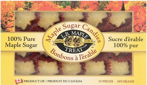 L B Maple Treat Maple Sugar Candies 105gm Amazonca Grocery Maple