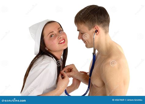 Nurse And Patient 2 Stock Image Image Of Doctor Care Portrait 4567069