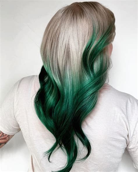 43 Unboring Styles With Green Hair Color 2023 Trends