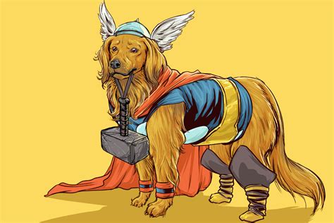 Geek Art Gallery Fresh Take Dogs Of The Marvel Universe