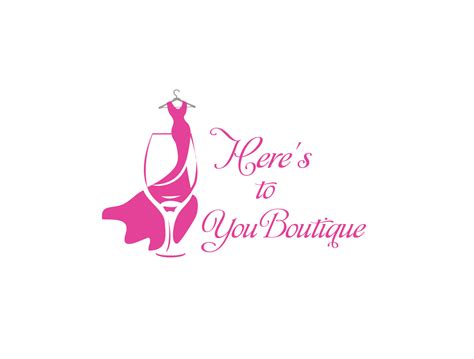 Heres To You Boutique An Online Clothing Boutique 26 Logo Designs