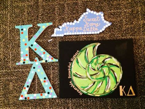 Space Place And Southern Grace Kappa Delta Crafts Kappa Delta Canvas