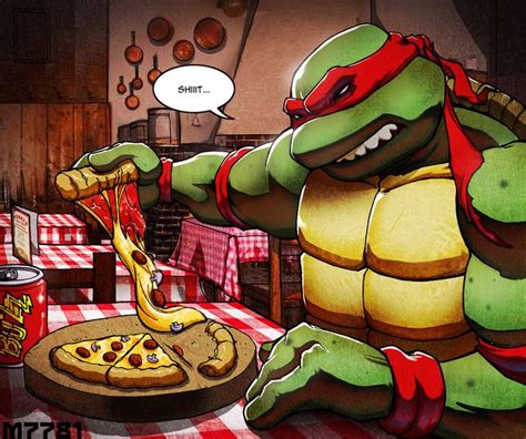Tmnt Vs Pizza By M7781 Tmnt Nerd Humor Teenage Mutant Ninja Turtles
