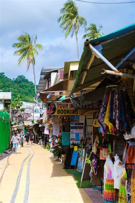 Koh Phi Phi Don Thailand Souvenir Shops At Walking Street Phi Phi