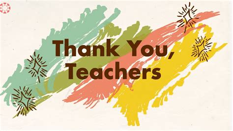 Thank You Teachers Weavermag
