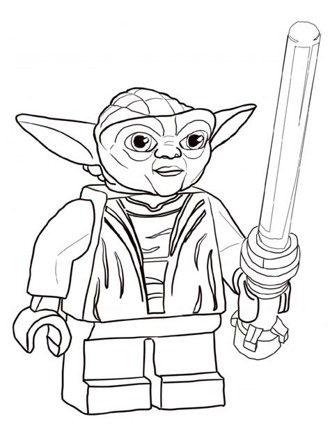 Master Yoda Coloring Pages | K5 Worksheets