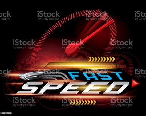 Fast Speed Concept Vector Stock Illustration - Download Image Now - iStock