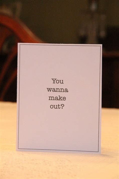 Items Similar To You Wanna Make Out Greeting Card On Etsy