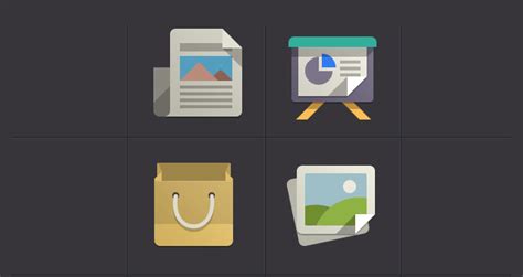 Flat Design Icons Set Vol1 Media Icons Pixeden