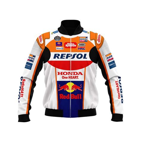 Marc Marquez Michelin Motorsport Repsol 93 Red Bull Bomber Jacket