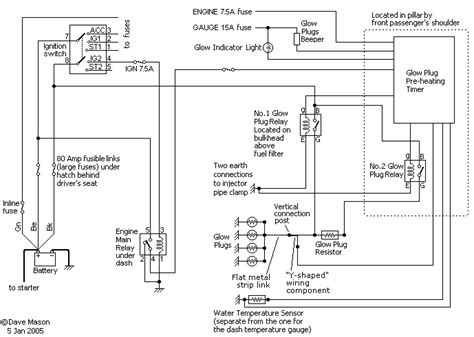4 Pin Glow Plug Relay Wiring Diagram Wiring System