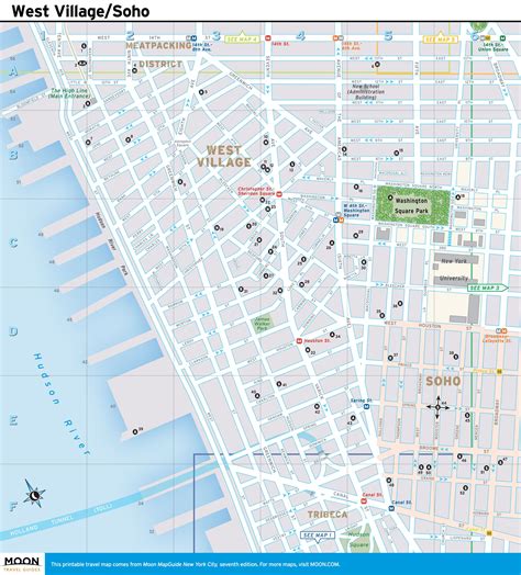 West Village Nyc Map World Map