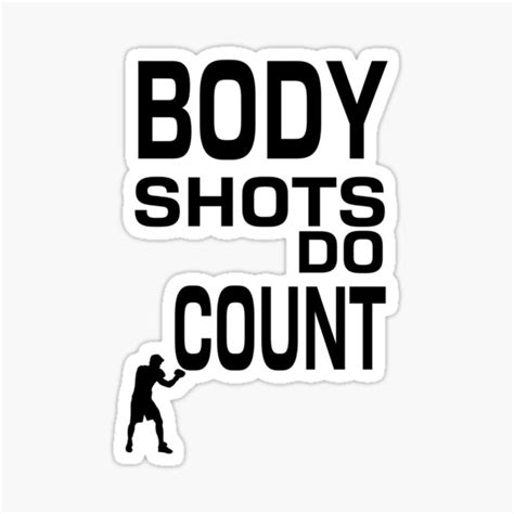 Body Shots Do Count Sticker By Metalfist2store Redbubble