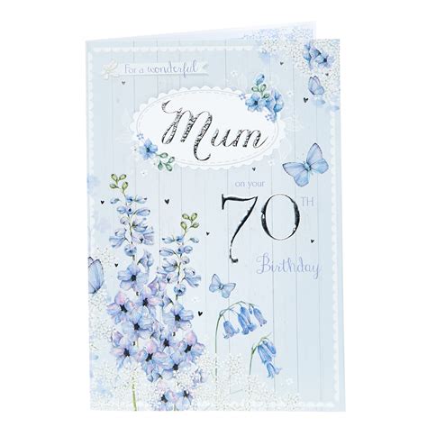 Buy 70th Birthday Card For A Wonderful Mum For Gbp 129 Card Factory Uk