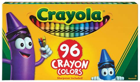 Buy Crayola Classic Color Crayons In Flip Top Pack With Sharpener 96